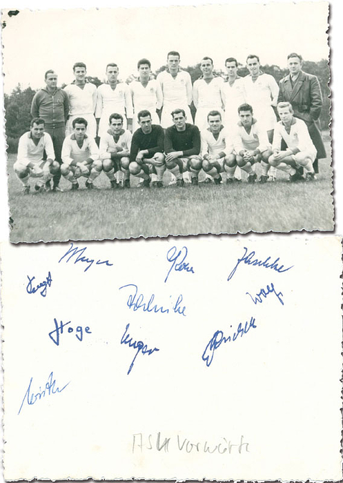 Autograph Football Germany ASK Vorwärts Berlin