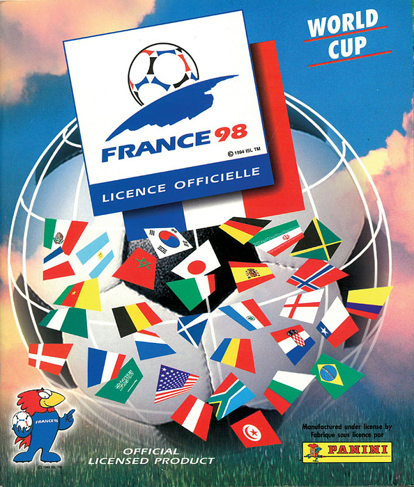 World Cup 1998. Panini album French edition