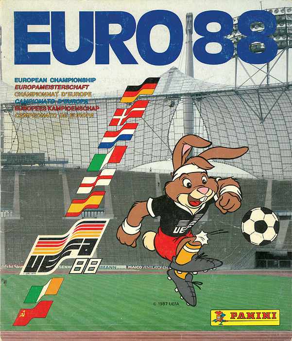Panini Sticker Album Euro 88