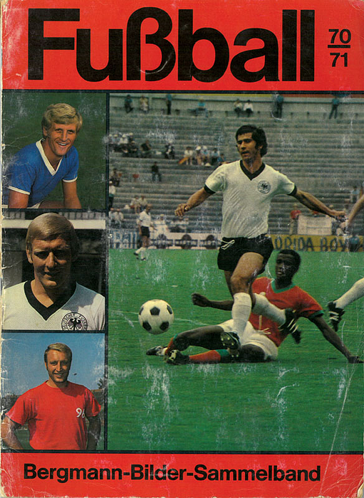 German Football Sticker 1970 from Bergmann
