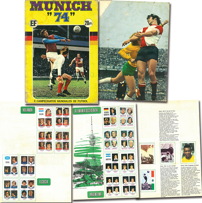 Munich 74. X Campeonatos Mundiales de Futbol.