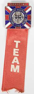 World Cup 1966. Official participation badge Team - Bild 2
