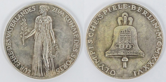 Olymoic Games 1936. Official Commemorative medal