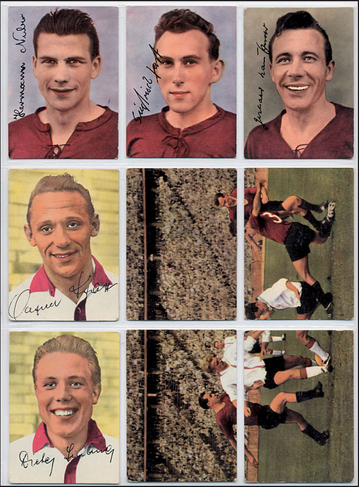 40 German Football Cards 1959 from OK