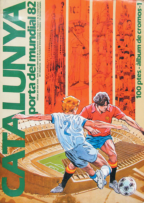 World Cup 1982 Sticker Album Katalanya