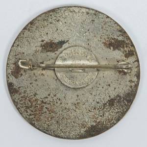 Winterspiele Garmisch-Partenkirchen 1936. Offizielles Werbeabzeichen (Besucherabzeichen). Bronze, versilbert, farbig emailliert. (Amtl.Bericht S.114). 3,5 cm. - Bild 3