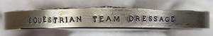 Original Siegermedaille bei den Olympischen Spielen Seoul 1988 für den 2.Platz im Reiten Dressur Mannschaft für die Schweiz. Mit Randgravur "Equestrian Team Dressage" Silber, 6 cm (Gewicht 140) mit original Seidenband. - Bild 5