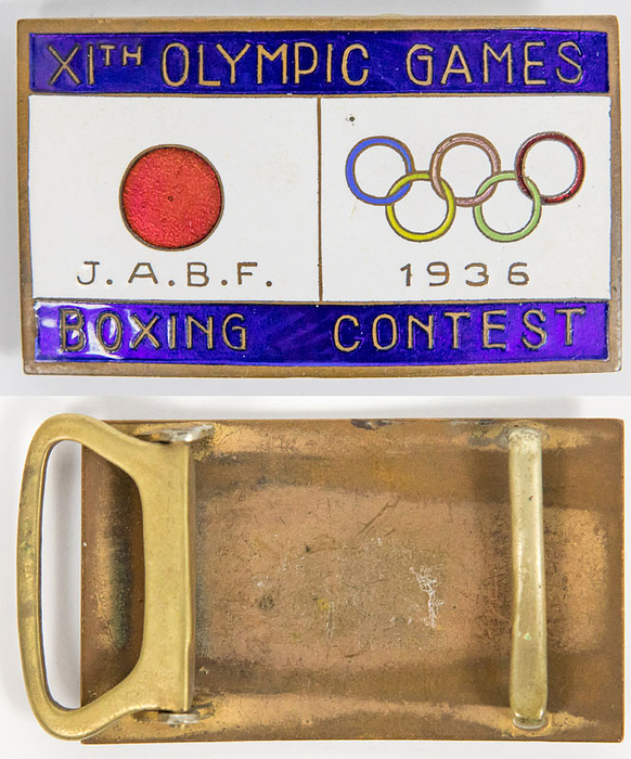 Olympic Games 1936. Japanese Team : Belt Buckle