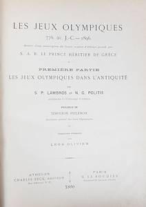 Olympic Games 1896 Official Report Part 1+ 2 - Bild 3