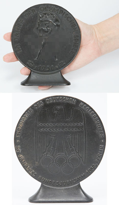 Olympic Games Berlin 1936 Iron Cast medal