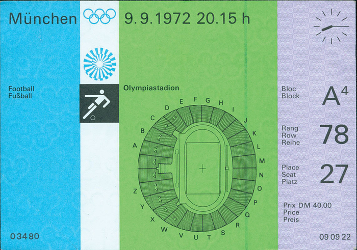 Olympia Fußball-Finale 9.9.1972 Polen - Ungarn (3:1). 15x10,5 cm.