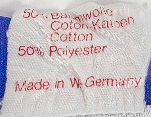 Blau-weißes Erima Trikot mit der Rückennummer "14" mit der Werbeaufschrift "Foto - Wilke". Verein unbekannt. Ca. 1978. Status:ACA. - Bild 6