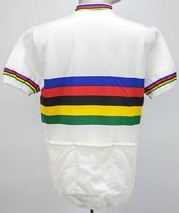 Original Radsport Trikot für einen deutschen Weltmeister 1999 in der 4000 m Teamverfolgung. Regenbogentrikot mit der Werbeaufschrift "Wheeler". Status:ABC. - Bild 3