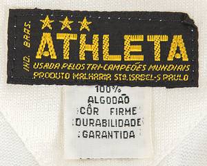 Original match issued Spielertrikot vom FC Santos (Brasilien) ca. 1973/74 mit der Rückennummer 10 von Pele. Mit Original Widmung von Pele auf der Vorderseite. Ungetragen. Ca. 1973/74. Status:ABAx. - Bild 6