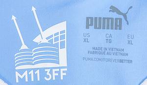 Original match worn Spielertrikot von Manchester City mit der Rückennummer 9. Getragen von Erling Haaland in einem Spiel der englischen Premier League in der Saison 2023/2024. Haaland ist 43-facher Nationalspieler von Norwwegen. Trikot mit Weltpokalsieger Badge. Status:ABC. - Bild 7