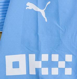 Original match worn Spielertrikot von Manchester City mit der Rückennummer 9. Getragen von Erling Haaland in einem Spiel der englischen Premier League in der Saison 2023/2024. Haaland ist 43-facher Nationalspieler von Norwwegen. Trikot mit Weltpokalsieger Badge. Status:ABC. - Bild 10