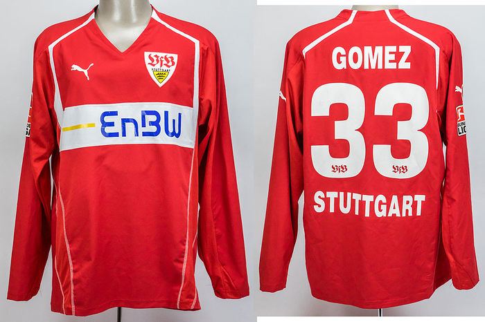 match worn football shirt VFB Stuttgart 2007/2008
