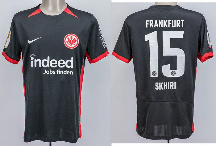 match worn football shirt Eintr. Frankfurt 2024