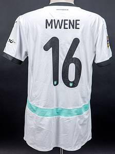 Original match worn Spielertrikot von Österreich mit der Rückennummer 16. Getragen von Phillipp Mwende am 23.03.2025 im Relegatiobsspiel zur UEFA Nations League gegen Serbien. Serbien - Österreich 2:0. Trauner ist 16-fachder Nationalspieler von Österreich. Status:AAB. - Bild 3