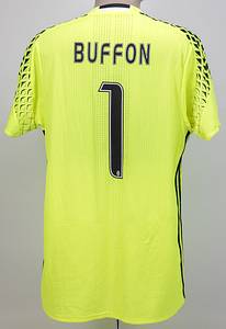 Original match worn / issued Torwart-Trikot von Juventus Turin mit der Rückennummer 1. Getragen von Gianluigi Buffon am 03.06.2017 im Finale der UEFA Champions League gegen Real Madrid. Juve - Real 1:4. Buffon ist Fußball Weltmeister 2006. Status:AAC. - Bild 3