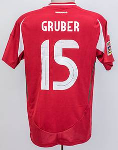 Original match worn Spielertrikot von Ungarn mit der Rückennummer 15. Getragen von Zsombor Gruber am 19.11.2024 im Gruppenspiel der UEFA Nations League gegen Deutschland. Ungarn - Deutschland 1:1. Status:AAB. - Bild 3