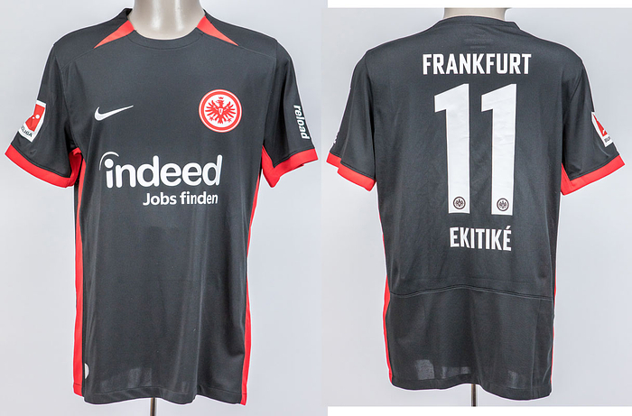 match worn football shirt Eintr. Frankfurt 2025