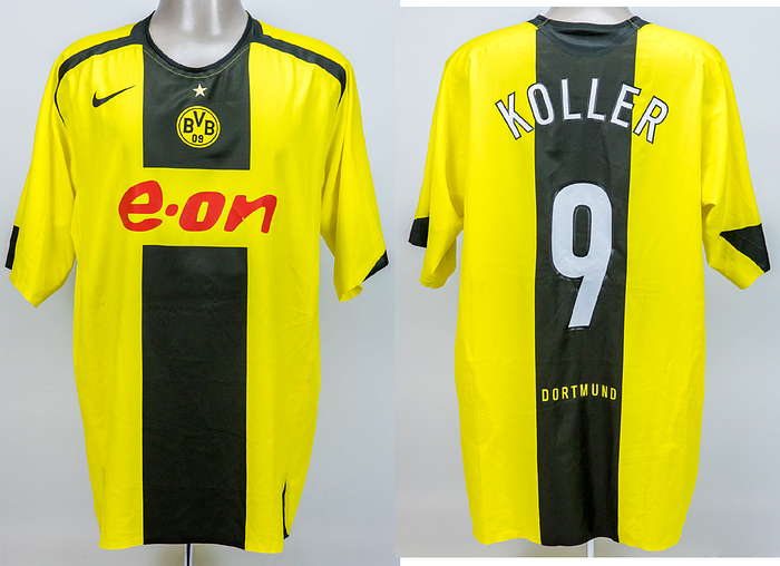 match worn football shirt Borussia Dortmund 2005