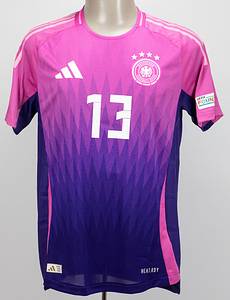 Original match issued Spielertrikot von Deutschland mit der Rückennummer 13. Vorbereitet für Deniz Undav für die deutsche Fußball Nationalmannschaft in einem Spiel der UEFA Nations League in der Saison 2024/2025. Status:ABB. - Bild 2