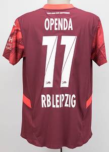 Original match worn / issued Spielertrikot vom RB Leipzig mit der Rückennummer 11. Getragen von Lois Openda am 22.01.2025 in der Champions League Ligaphase gegen Sporting Lissabon. RB - Sporting 2:1. Openda ist 26-facher Nationalspieler von Belgien. Status:AAB. - Bild 3