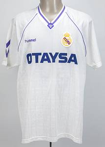 Original match worn / issued Spielertrikot von Real Madrid mit der Rückennummer 11. Getragen in einem Ligaspiel der Primera Division 1990/1991 von Real Madrid. Status:ACC. - Bild 2