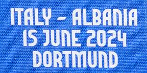 Original match worn / issued Spielertrikot von Italien mit der Rückennummer 5. Getragen von Riccardo Calafiori am 15.06.2024 im Gruppenspiel der Fußball Europameisterschaft gegen Albanien. Italien - Albanien 2;1. Status: AAC. - Bild 7
