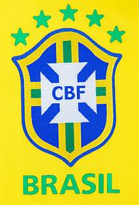 Original match worn Spielertrikot von Brasilien mit der Rückennummer 14. Getragen von Danilo (Luiz da Silva) im Freundschaftsspiel am 03.06.2018 gegen Kroatien. Brasilien - Kroatien 2:0. Ungewaschen. Status:AAB. - Bild 4