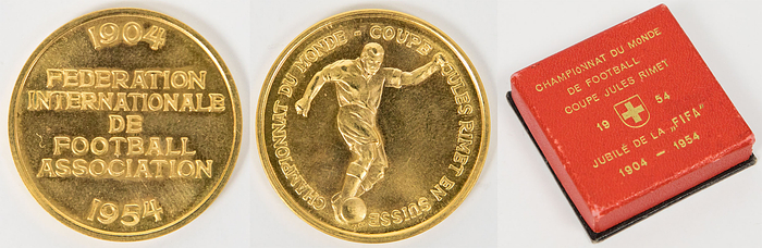 World Cup 1954. Commemorative Silver Coin boxed