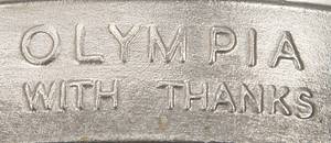 Offizielle Olympiafackel von den 14. Olympischen Sommerspielen 1948 in London aus Aluminium mit Inschrift "XIVth Olympiad 1948. Olympia to London with Thanks to the Bearer", 41 cm. - Bild 11