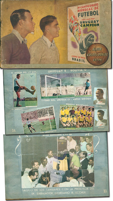 World Cup 1950. Potuguese Collector cards Album
