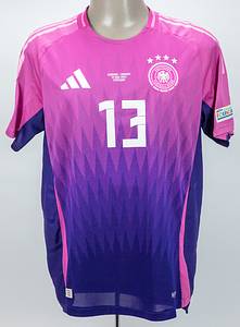 Original match issued Spielertrikot von Deutschland mit der Rückennummer 13. Vorbereitet für Thomas Müller (wurde nicht eigesetzt) am 19.06.2024 im Gruppenspiel der Fußball Europameisterschaft gegen Ungarn. Deutschland - Ungarn 2:0. Status:AAB. - Bild 2