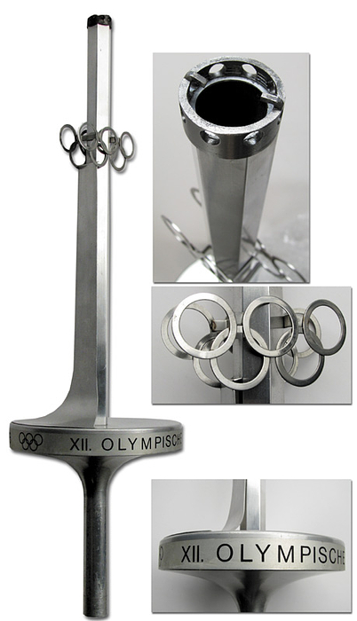 Olympic Games Innsbruck 1976. Official Torch