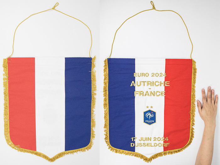 Football Match Pennant France v Austria Euro 2024