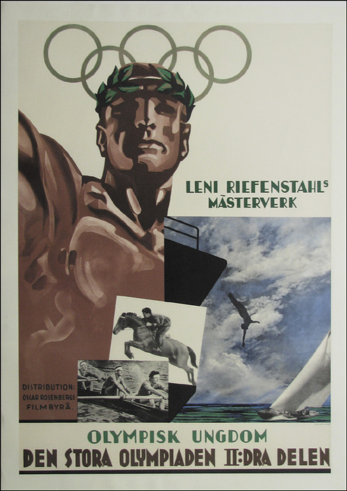 Olympoic Games 1936 Riefenstahl movie Poster