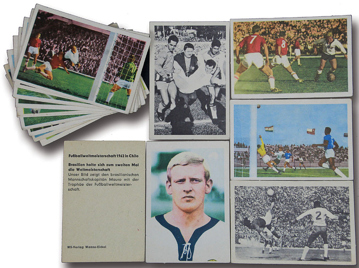World Cup 1962 Football Collector's Cards from WS