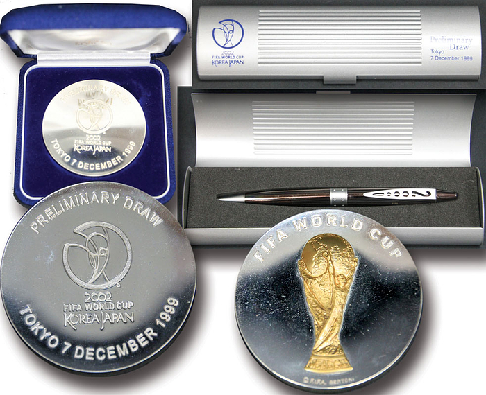 World Cup 2002. Participation medal of the draw