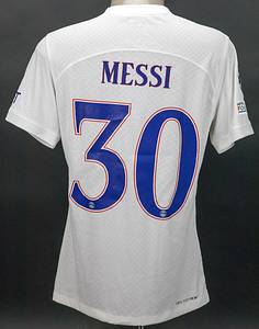Original match worn Spielertrikot von Paris Saint-Germain (PSG) mit der Rückennummer 30. Getragen von Lionel Messi in einem Spiel der UEFA Champions League in der Saison 2022/2023. Messi ist Fußball Weltmeister 2022. Status:ABC. - Bild 3