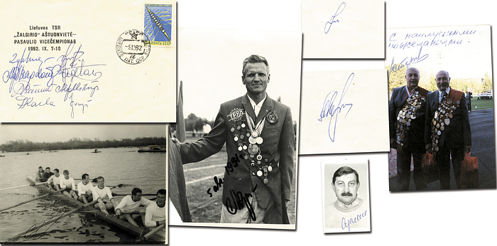 Olympic Games 1968 Rowing Autographs USSR