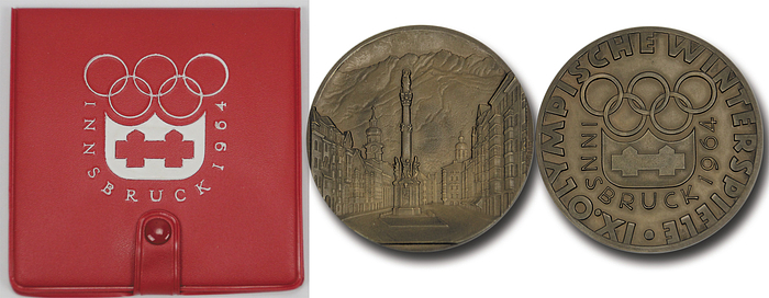 Olympic Winter Games 1964. Participation medal