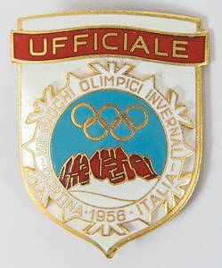 Olympic Games 1956 Cortina Participation badge - Bild 2