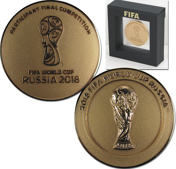World Cup Russia 2018 Particiaption Medal