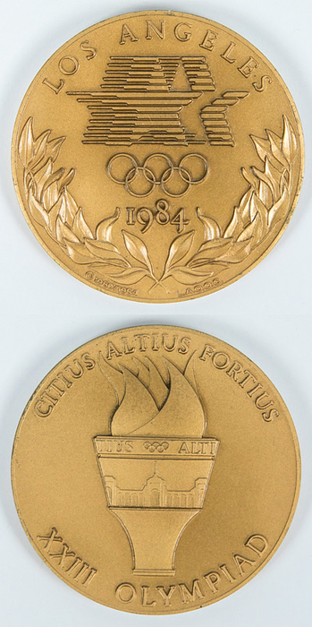 Olympic Games 1984. Participation medal Los Angel