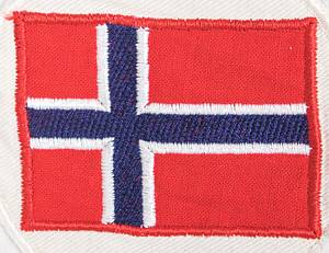 Original match worn / issued Spielertrikot von Norwegen mit der Rückennummer 6. Getragen in einem Freundschaftsspiel für die norwegische Fußball Nationalmannschaft im Jahr 1988. Status:ABC. - Bild 4