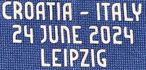 Original match issued Italien Spielertrikot mit der Nummer 14. Vorbereitet für Frederico Chiesa für das EM-Spiel gegen Kroatien am 24.06.2024 in Leipzig. Status AAC. - Bild 6