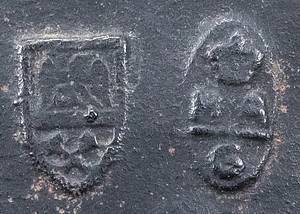  - Cast iron wall plaque with the inscription "In memory of the 1936 Berlin Olympics". With two foundry stamps "HAG". 21 x 15 cm --Rare to find!!! A very decorative memento of the 1936 Berlin Olympic Games. Condition: A - Bild 3